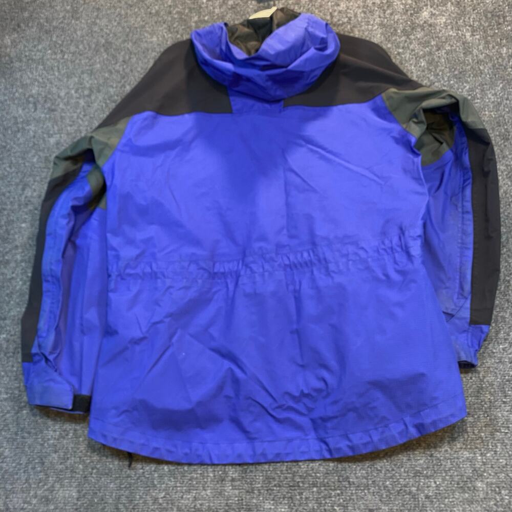 Sierra Designs Men's Size XL Gore Tex Black Blue Rain Jacket Windbreaker Hooded - Picture 5 of 9